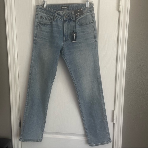 Express Slim Straight Hyper Stretch Jeans - Picture 2 of 7